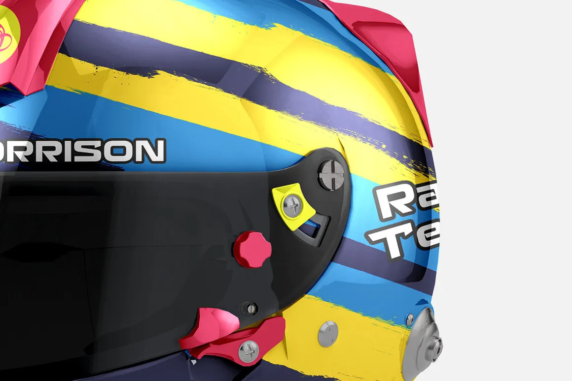 Helmet Mockup - 4 views