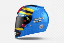 Helmet Mockup - 4 views