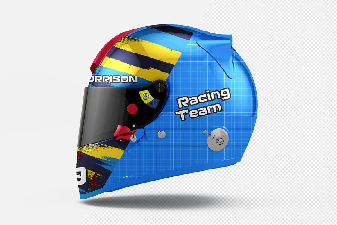 Helmet Mockup - 4 views