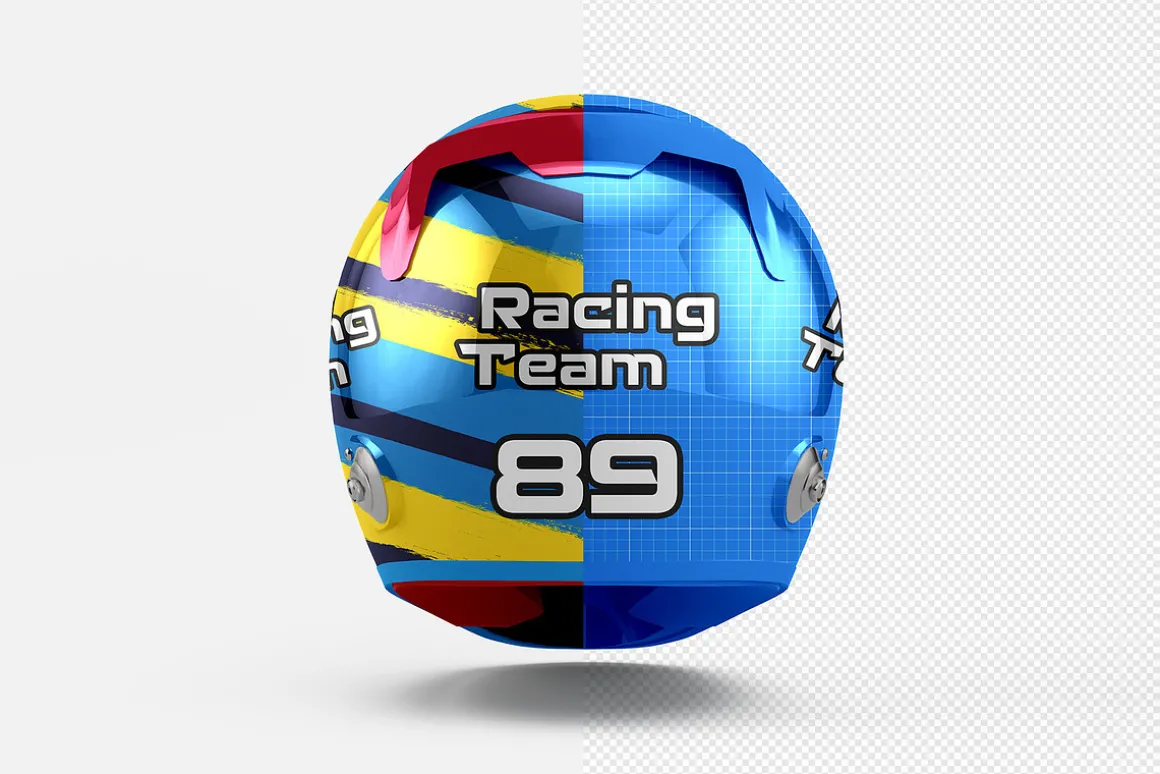 Helmet Mockup - 4 views