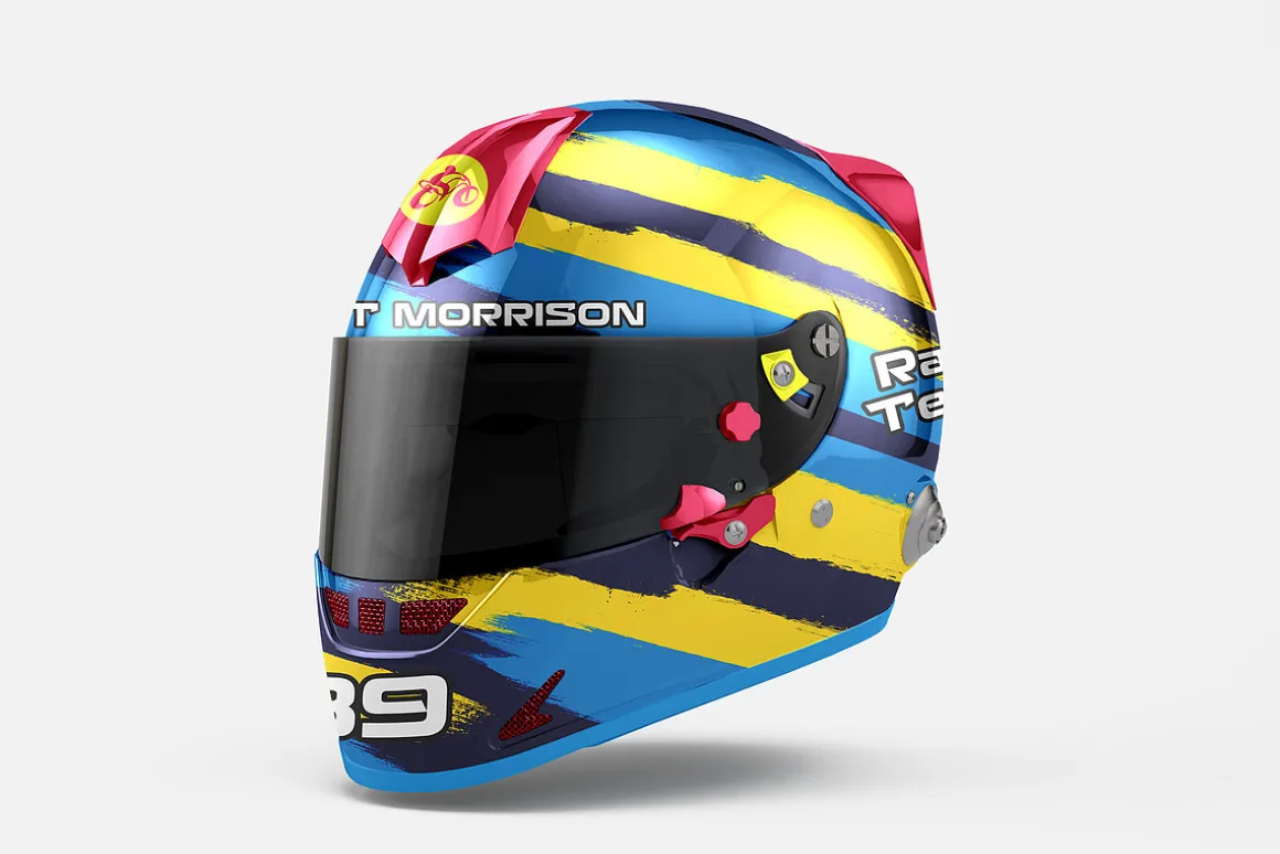 Helmet Mockup - 4 views