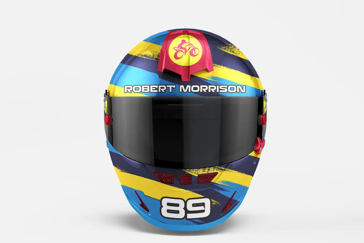 Helmet Mockup - 4 views