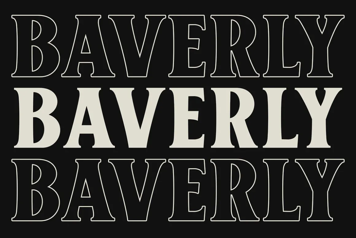 Helvers - Strong Bold Serif Font