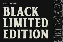 Helvers - Strong Bold Serif Font