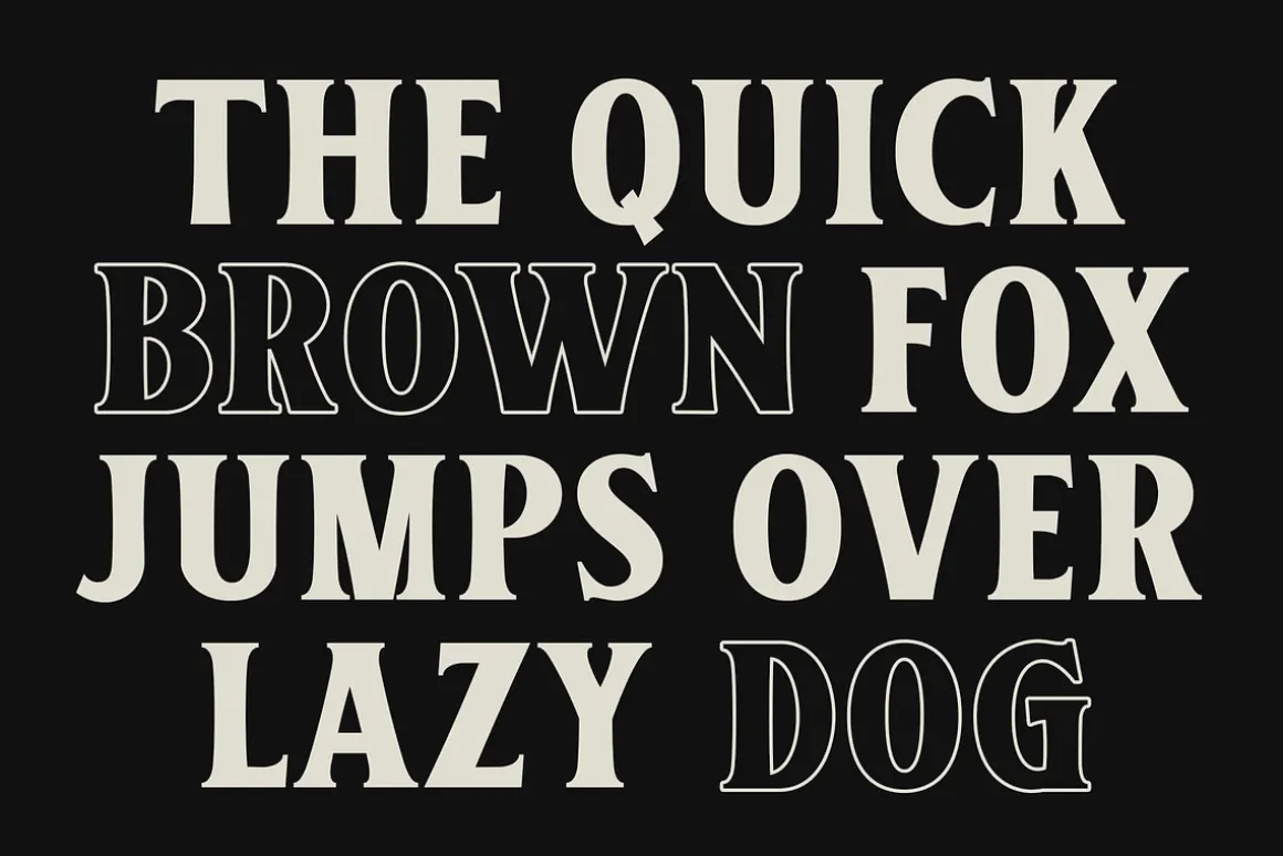 Helvers - Strong Bold Serif Font