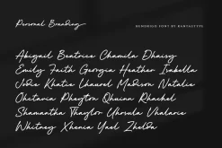 Hendrigo Bold Signature Font