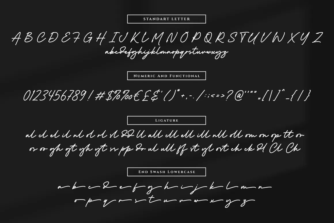 Hendrigo Bold Signature Font