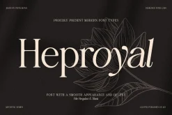 Heproyal | Luxury Font