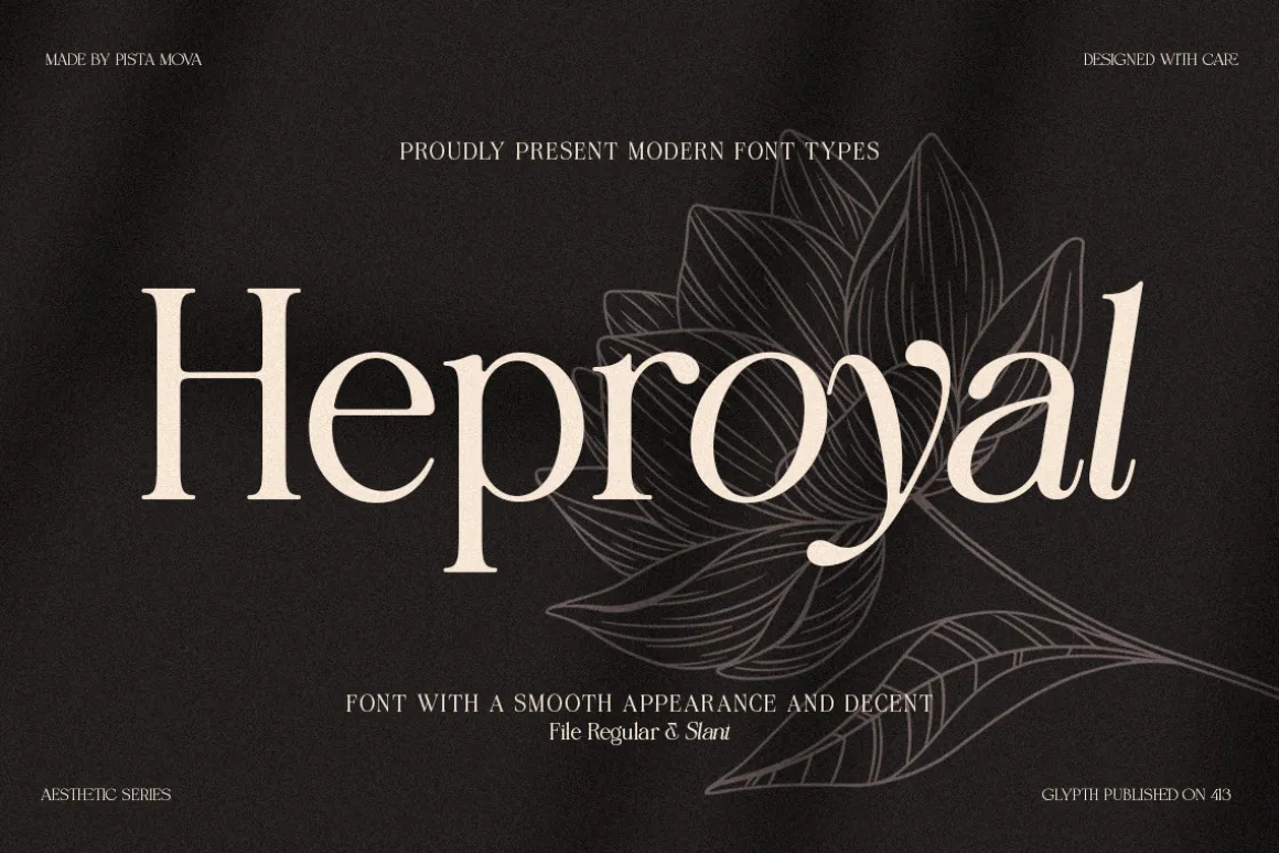 Heproyal | Luxury Font