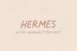 Hermes // A Fun Handwritten Font