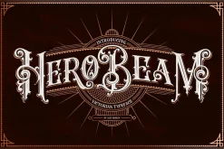 Hero Beam Typeface