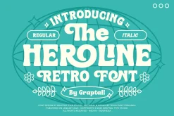 Heroline - Retro Font