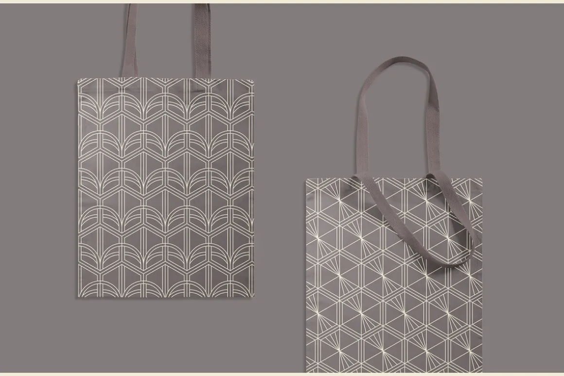 Hexagon ArtDeco Seamless Patterns