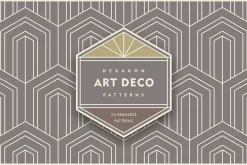 Hexagon ArtDeco Seamless Patterns
