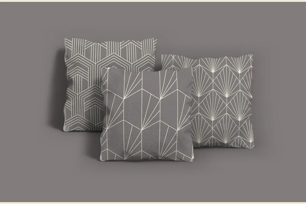 Hexagon ArtDeco Seamless Patterns