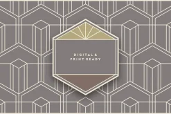 Hexagon ArtDeco Seamless Patterns