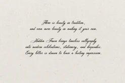 Hidden Fawn: Calligraphy Script Font