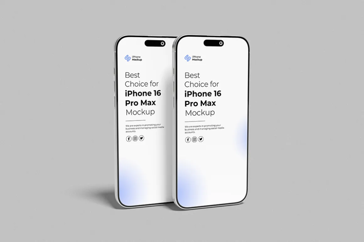 High Qualit iPhone 16 Pro Max Mockup