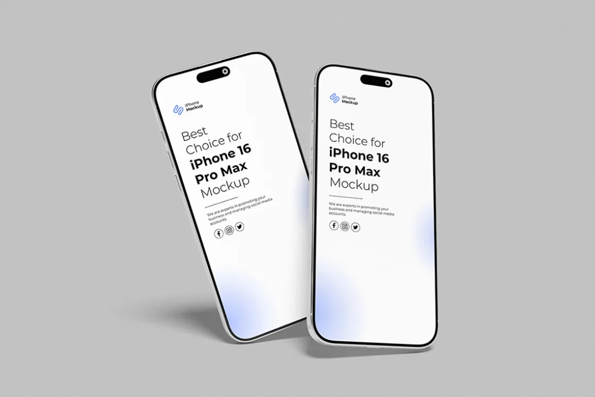 High Qualit iPhone 16 Pro Max Mockup