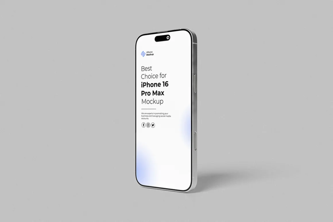 High Qualit iPhone 16 Pro Max Mockup