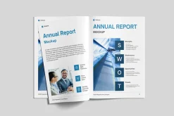 High Quality Annual Report Mockup
