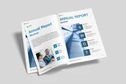 High Quality Annual Report Mockup