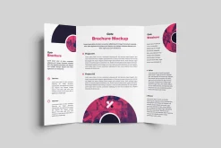 High Quality Gate Brochure Mockup
