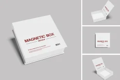 High Quality Magnetic Box Mockup