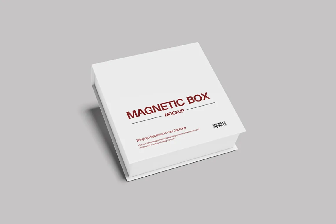 High Quality Magnetic Box Mockup