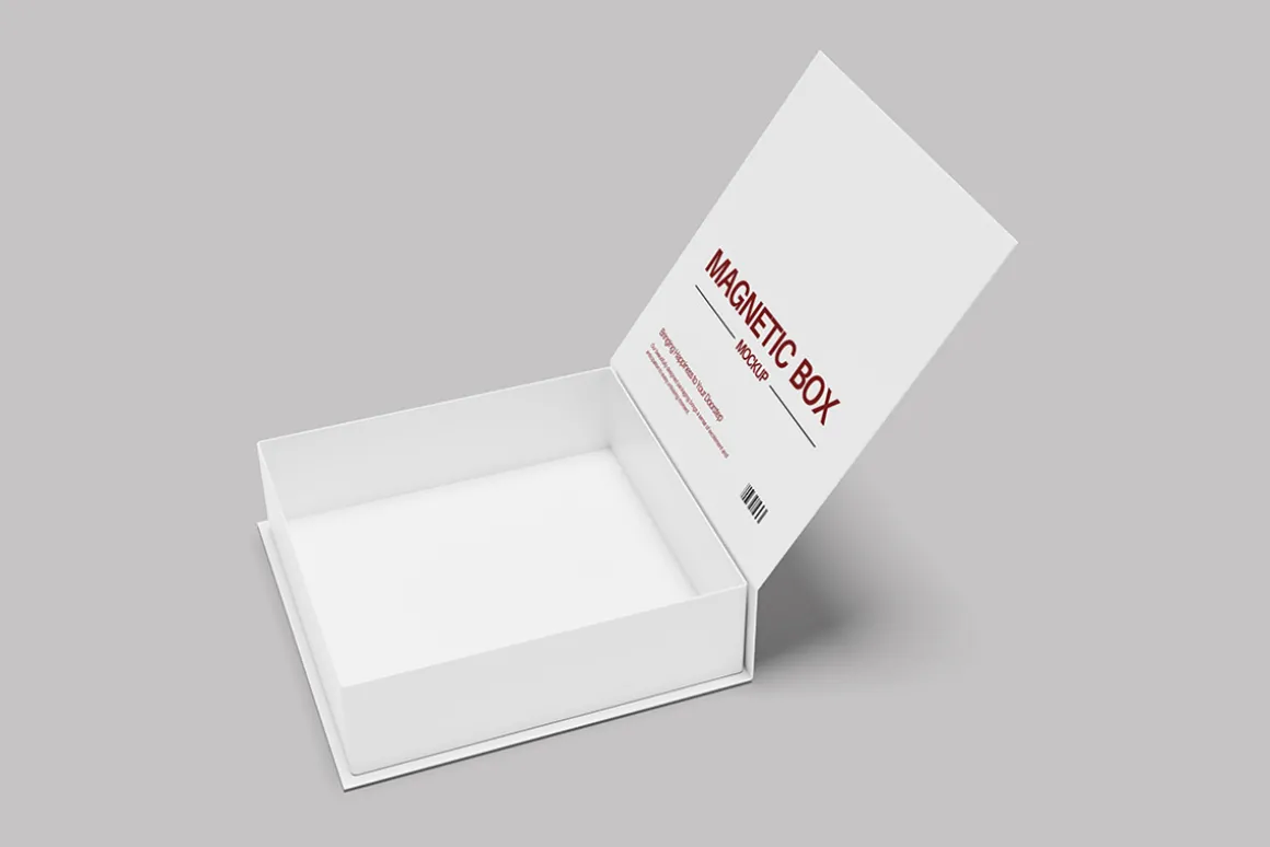 High Quality Magnetic Box Mockup