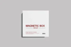 High Quality Magnetic Box Mockup