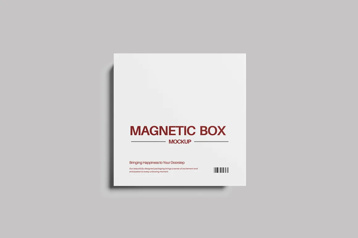 High Quality Magnetic Box Mockup
