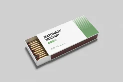 High Quality Matchbox Mockup