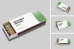 High Quality Matchbox Mockup