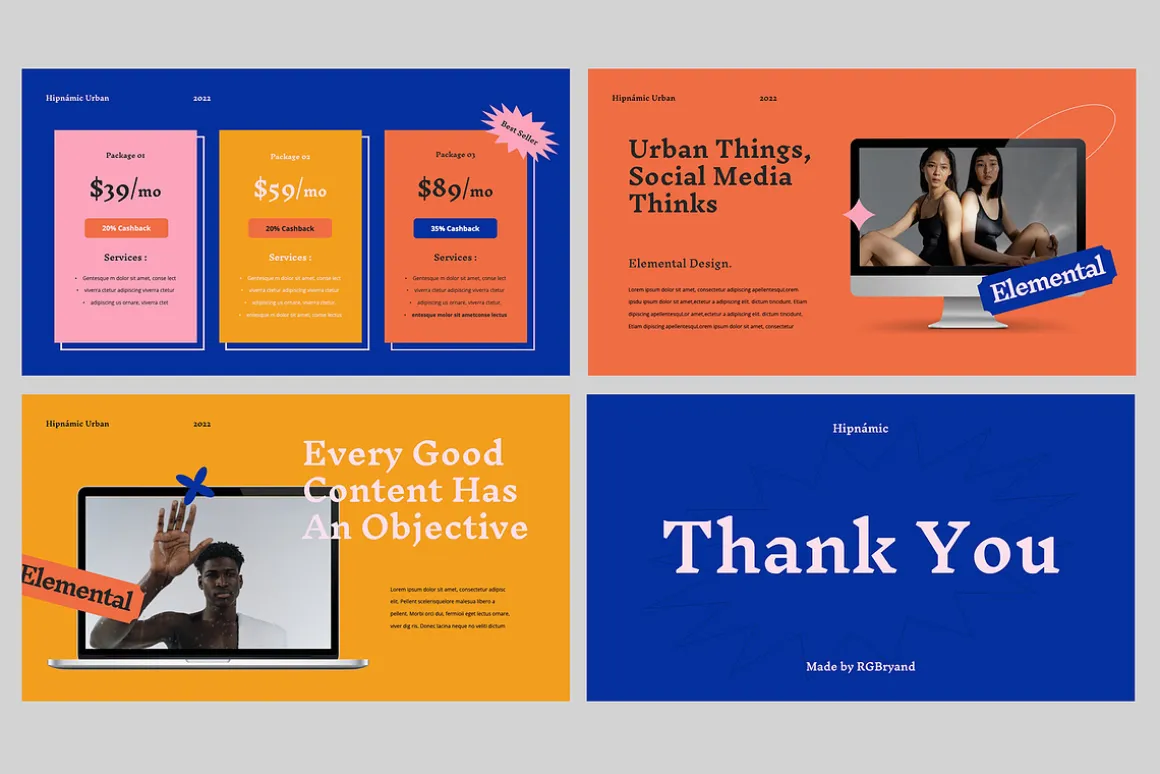 HIPNAMIC - Google Slides Template