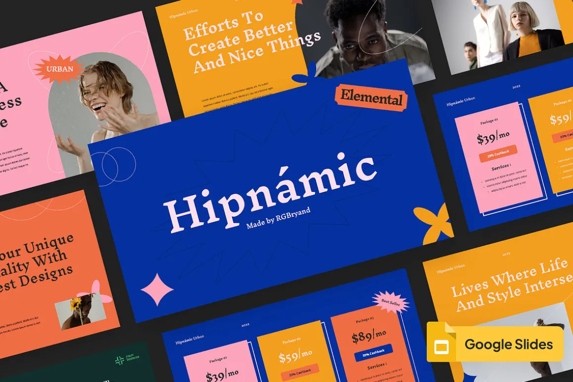 HIPNAMIC - Google Slides Template