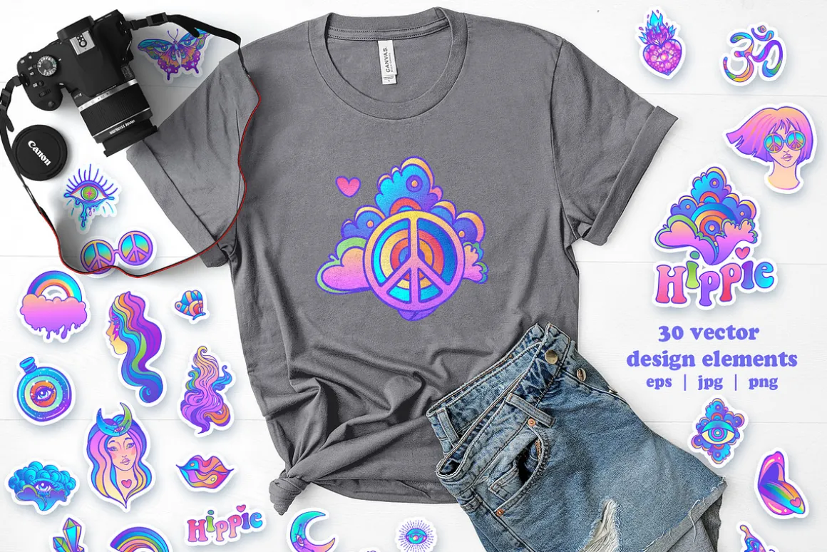 HIPPIE Set of 150+ vectors