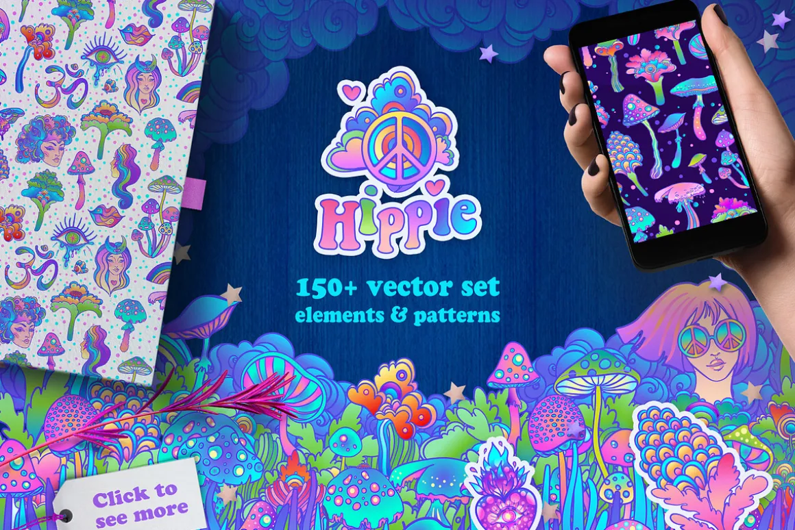 HIPPIE Set of 150+ vectors