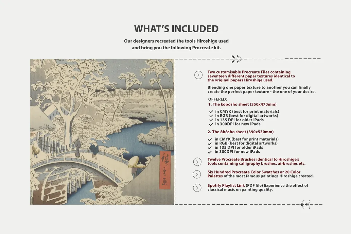 Hiroshige Procreate Kit