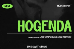 Hogenda - Block Font