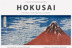 Hokusai's Procreate Brushes
