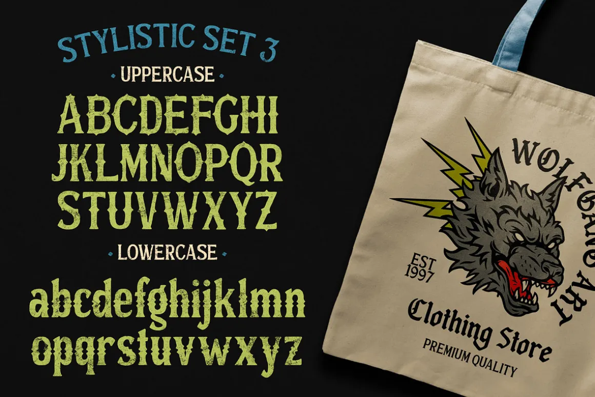 Hold Money Blackletter Typeface