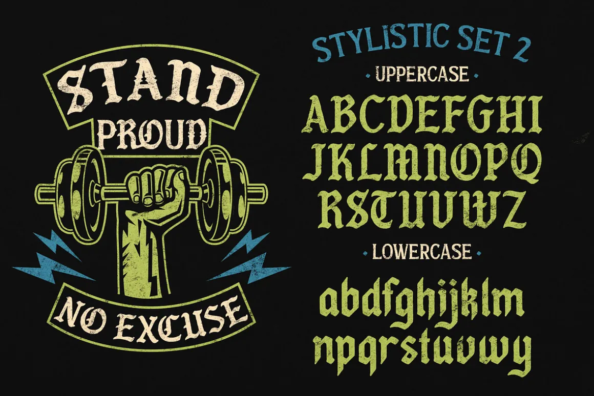 Hold Money Blackletter Typeface