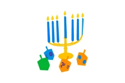 Holiday Candle Icons Set