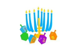 Holiday Candle Icons Set