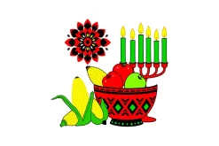Holiday Candle Icons Set