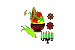 Holiday Candle Icons Set
