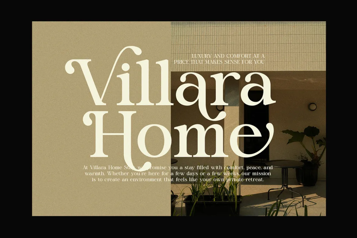 Holiday Rush Serif Font