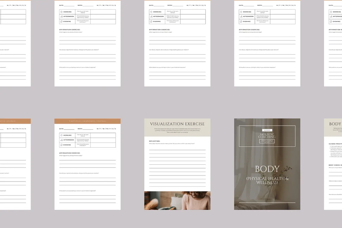 HOLISTIC COACHING WORKBOOK CANVA