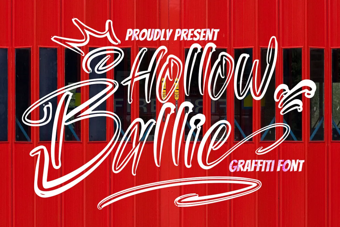 Hollow Ballie - Graffiti Font